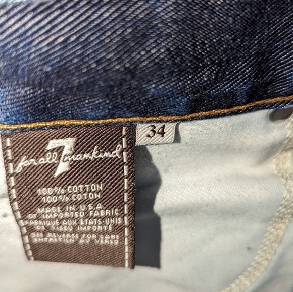 34 × 34 • 7FAMK • Carsen Straight Leg Jeans - Picture 3 of 4